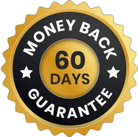 60 days money back guarantee